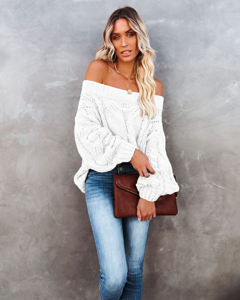 Off-Shoulder Sweater