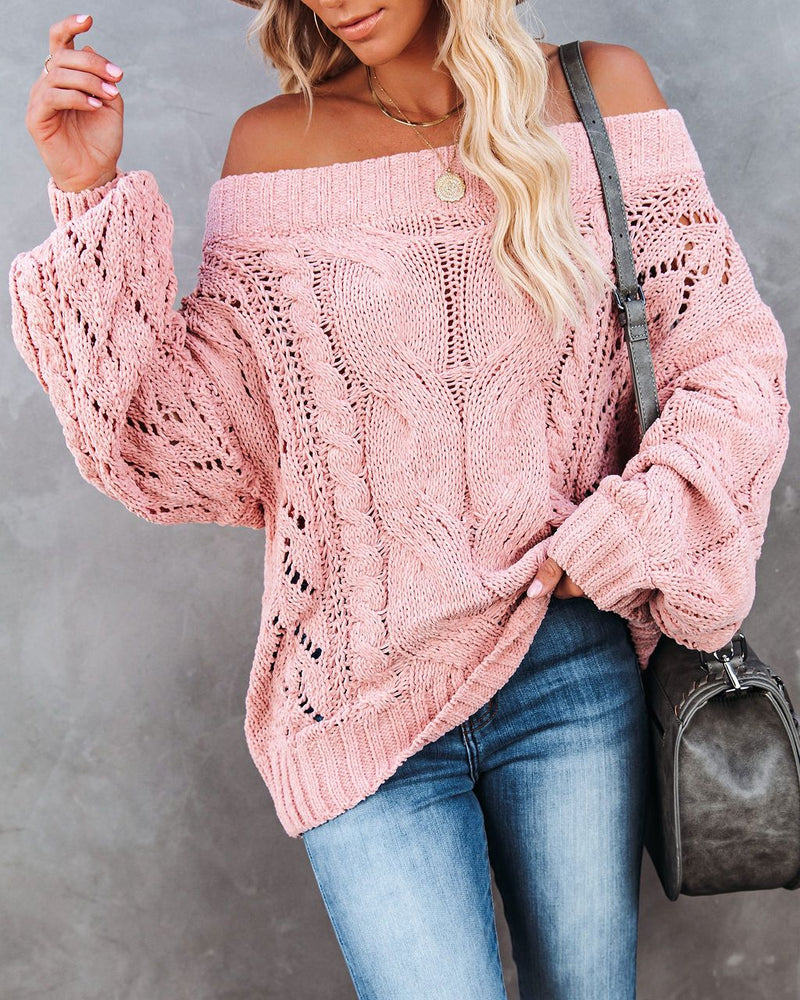 Off-Shoulder Sweater