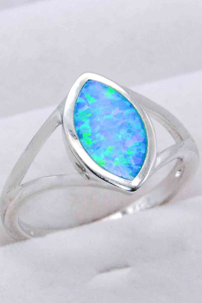 Split Shank Opal Ring