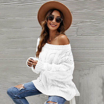 Off-Shoulder Sweater